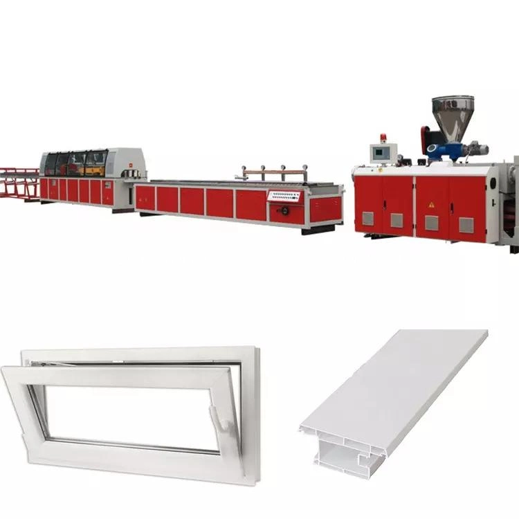 Plastic UPVC PVC Sliding Casement Windoor Profiles Door Frame Making Machine Production Line