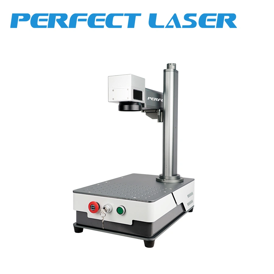 Perfect Laser-20W 30W 50 vatios portátil / portátil Mini sobremesa pequeño Metal Máquinas de marcado de grabado láser de fibra de acero inoxidable IPG/Mopa/Raycus/Max/JPT