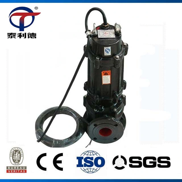 Non-Clog Waste Water Centrifugal Sewage Submersible Drainage Pump with Auto Coupling (WQ) , Deep Well Pump, Submerged Sump, Slurry Pump