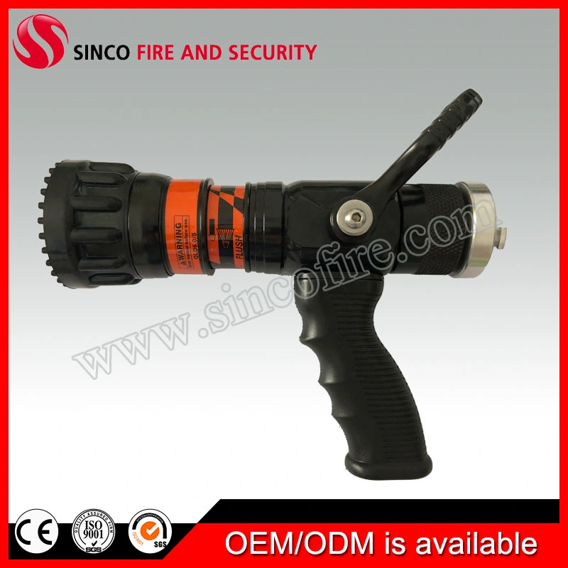 Selectable Flow Pistol Grip Fire Hose Nozzle for Firefighter