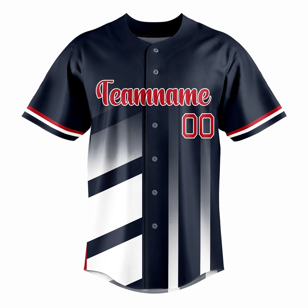 New Design Sportswear Customized Baseball Jersey Top Quality Direct Factory Made Comfortable Baseball Jersey