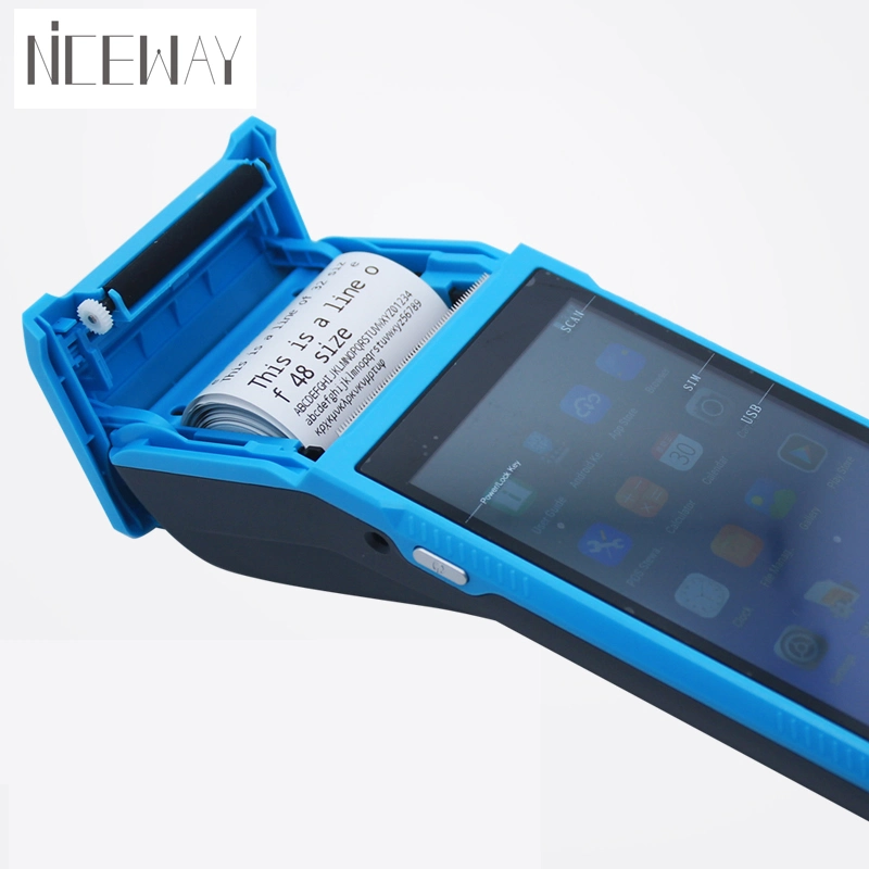 5000mAh Large Capacity Battery 5.5 Inch HD Intelligent Android Mobile POS Terminal