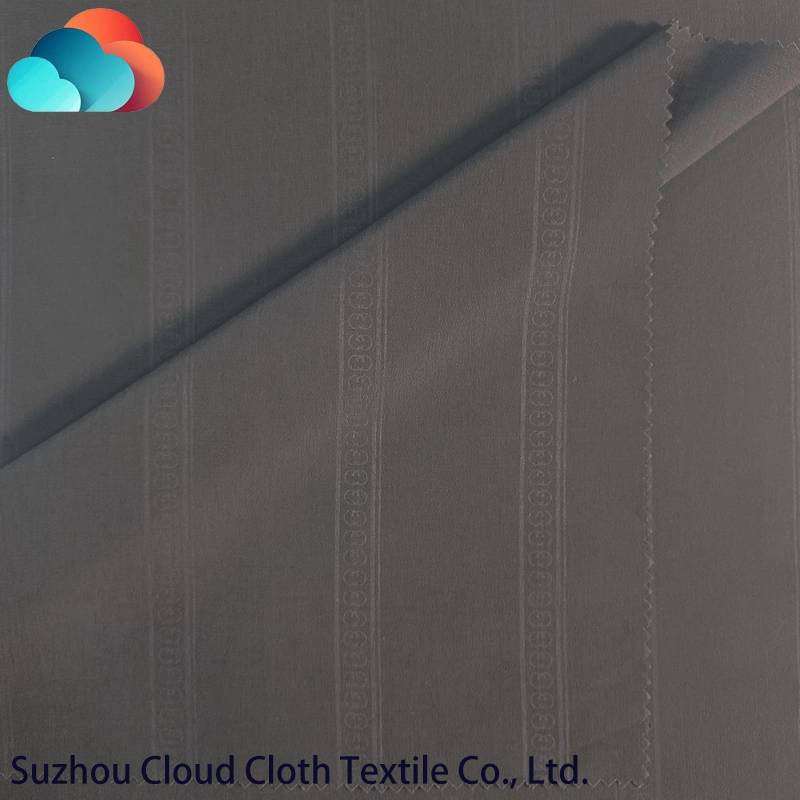 Plain Woven Imitation Silk Embossed Koshibo Fabric for Abaya Robe Fabric