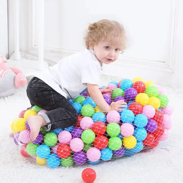 Plástico de colores bolas bolas de pozo de los océanos para niños, la bola de plástico suave Pit, fábrica de pelotas de océano