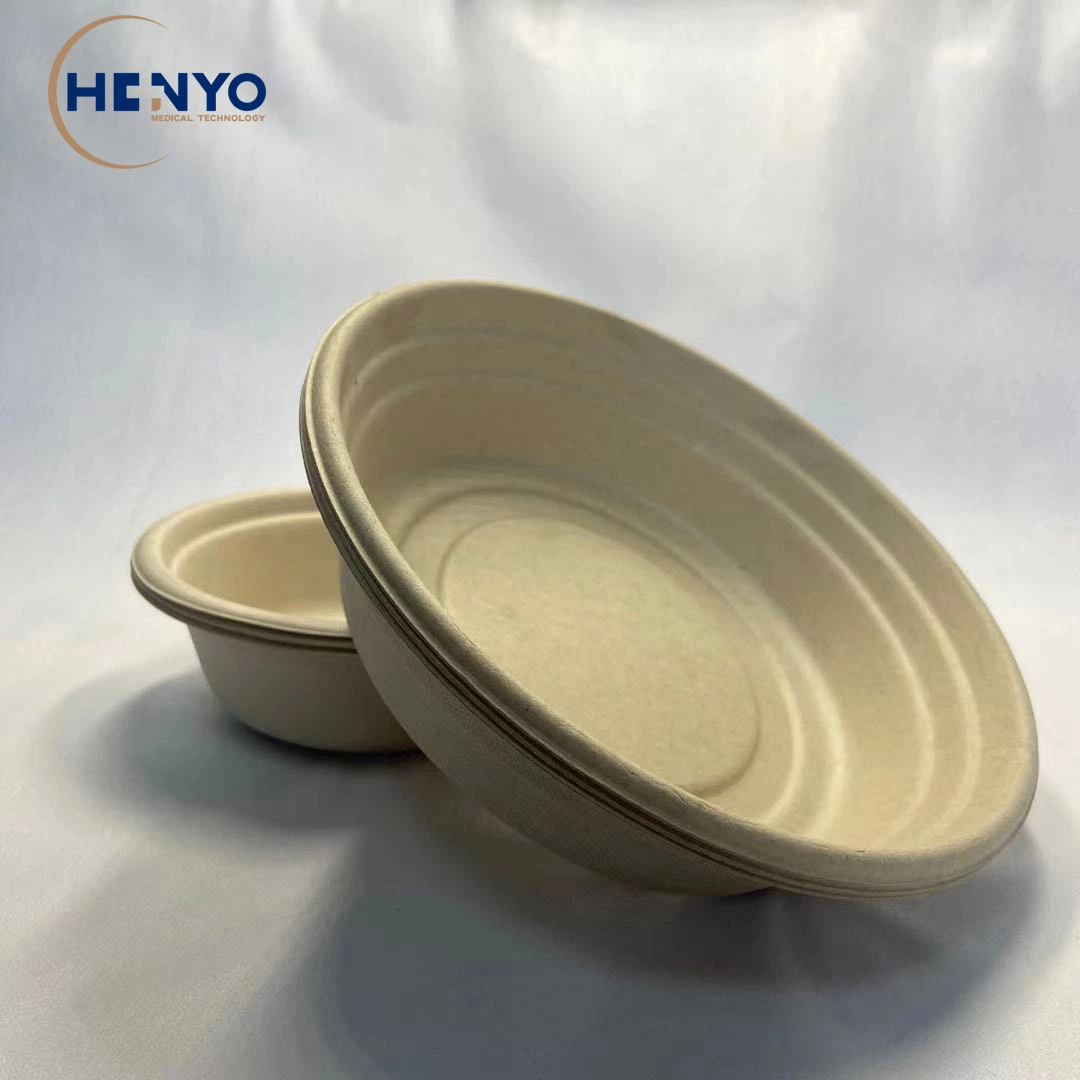 800ml Biodegradable Round Food Bowl Disposable Compostable Food Bowl