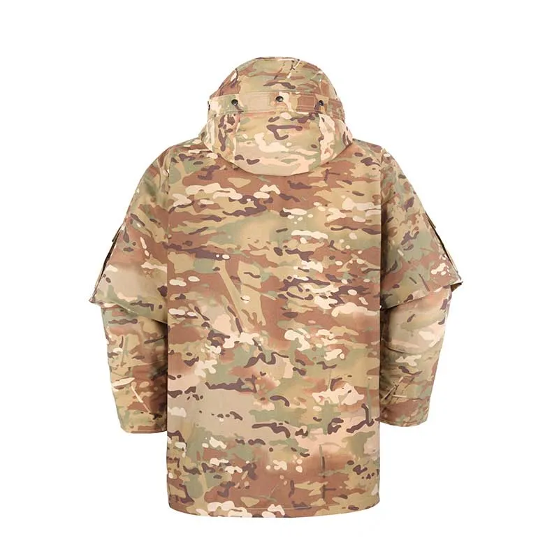 Custom 100% Nylon Wind-Proof Multicam Camouflage Military Men's Jacket