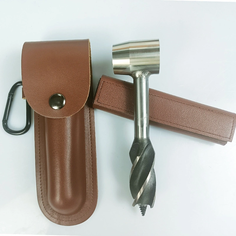 Edelstahl Survival Tool Bohrer Hand Schraubenschlüssel Multitool Hand Bohren Wbb15464