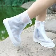 Reusable Anti-Slip and Waterproof PVC Shoes Covers with Zipper