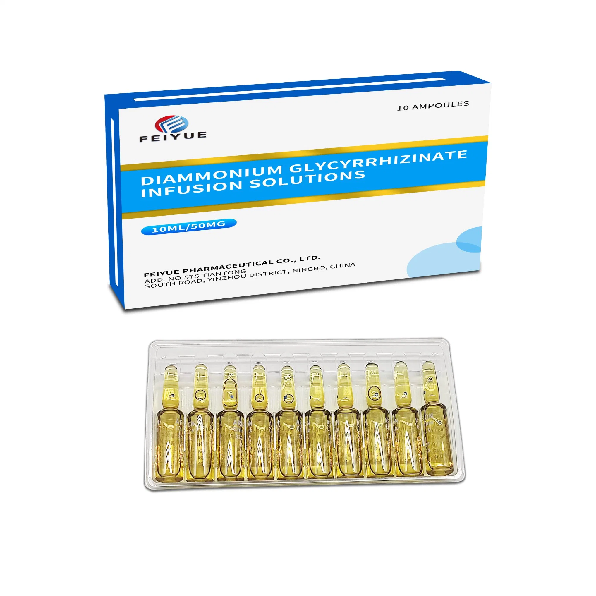 GMP Diammonium Glycyrrhizinate Injection 10ml: 50mg