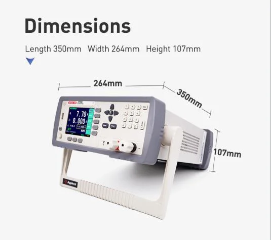 At8612 instrumento electrónico de carga CC de capacitância de indutância e medidor de resistência Metros