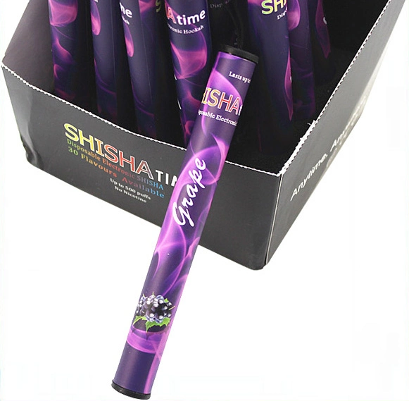 Shisha 500 Puffs Disposable/Chargeable Electronic Cigarette Slim Vape Pen Hookah