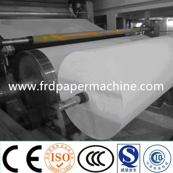 Automatic Embossed and Perforated Toilet Tissue Paper Making Glue Lamination Kitchen Towel Paper Rewinding Paper Product Making Machine