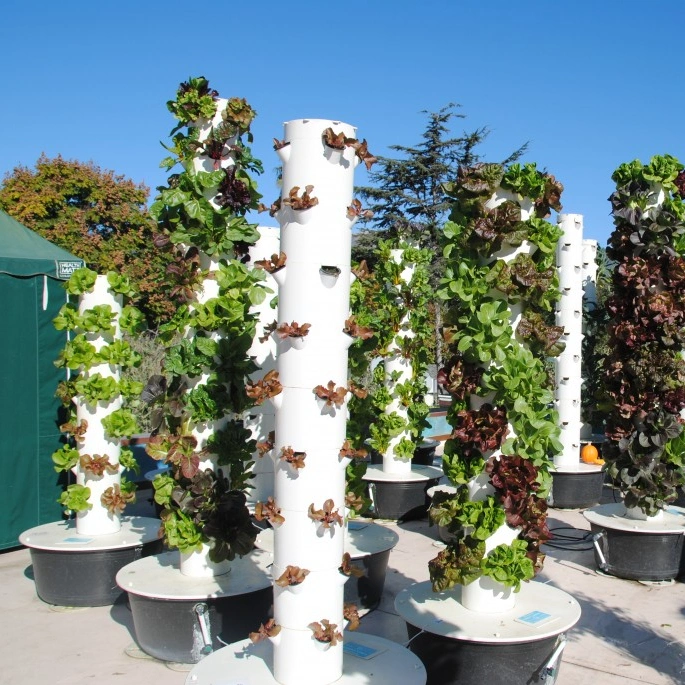 China Vertical Hydroponic Tower Garden Aeroponics Tower System