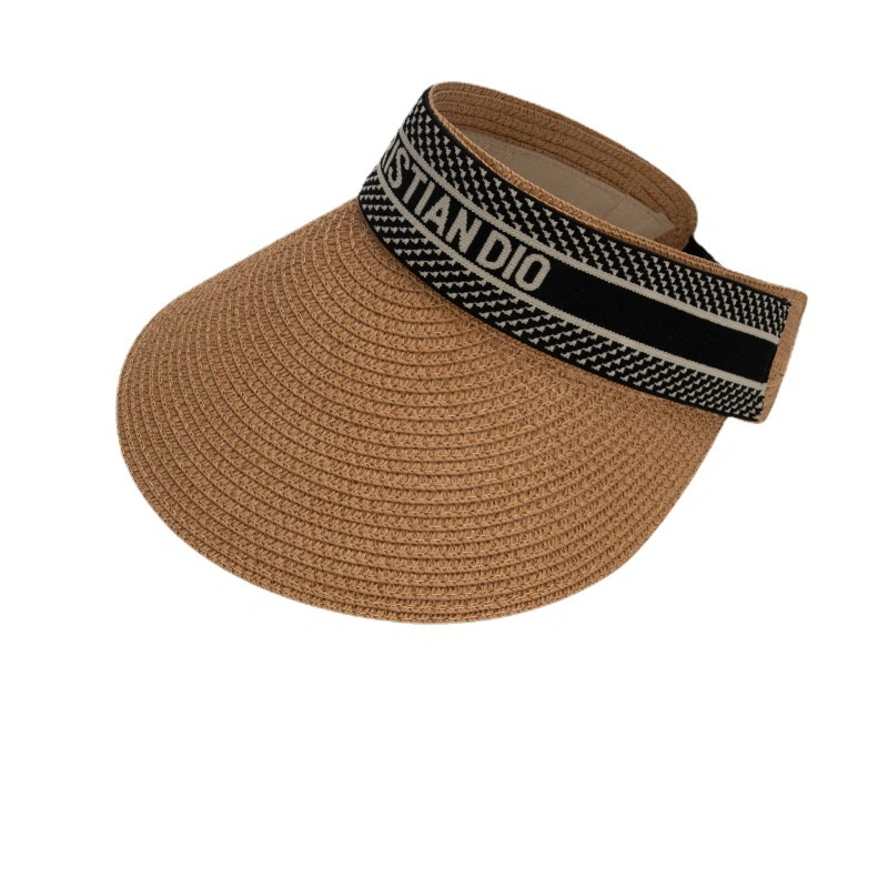 Verano Zonxanladies sombreros con ala nueva sombreros de paja para la Mujer Playa Sol sombreros Floppy sombrero para el sol