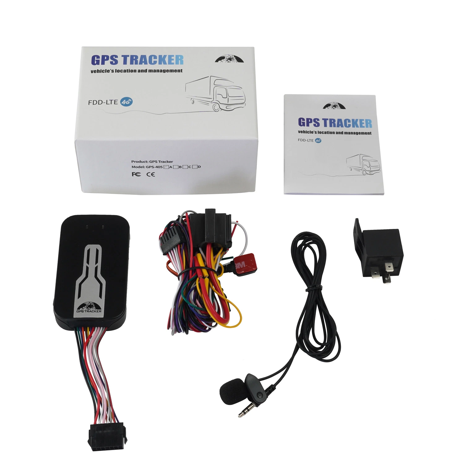 Micro Camera Locator for Vehicle, Position in Real Time GPRS Tracking Device with Multiple Alerts, GPS, 2g, 3G 4G GPS-405