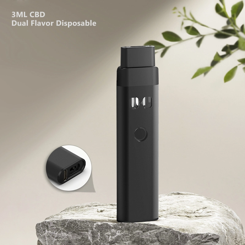 Chief Cartridge Empty Pod Cartridge Ceramic 3.0ml Pctg Dual Flavors Design Adjust Voltage Replaceable Vape Pen