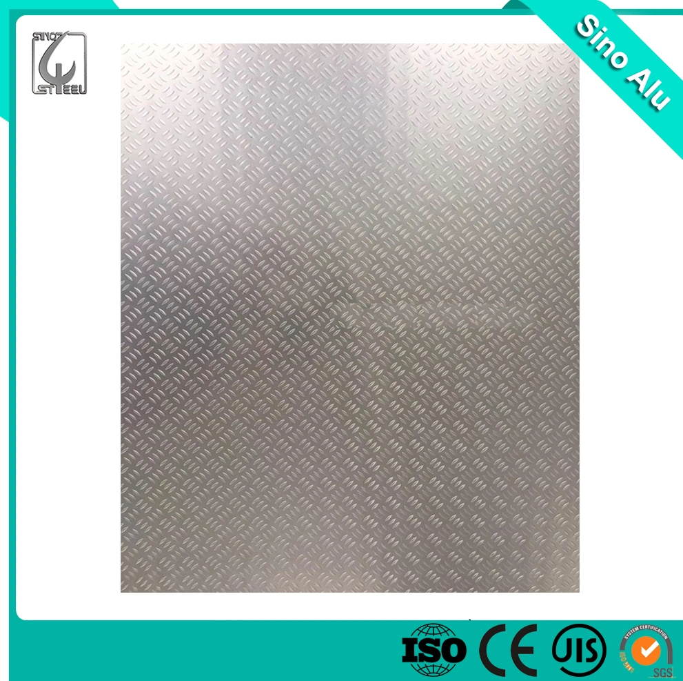 Widely Used Production 1000, 3000, 5000, 8000 Series Diamond Embossed Aluminum Sheet