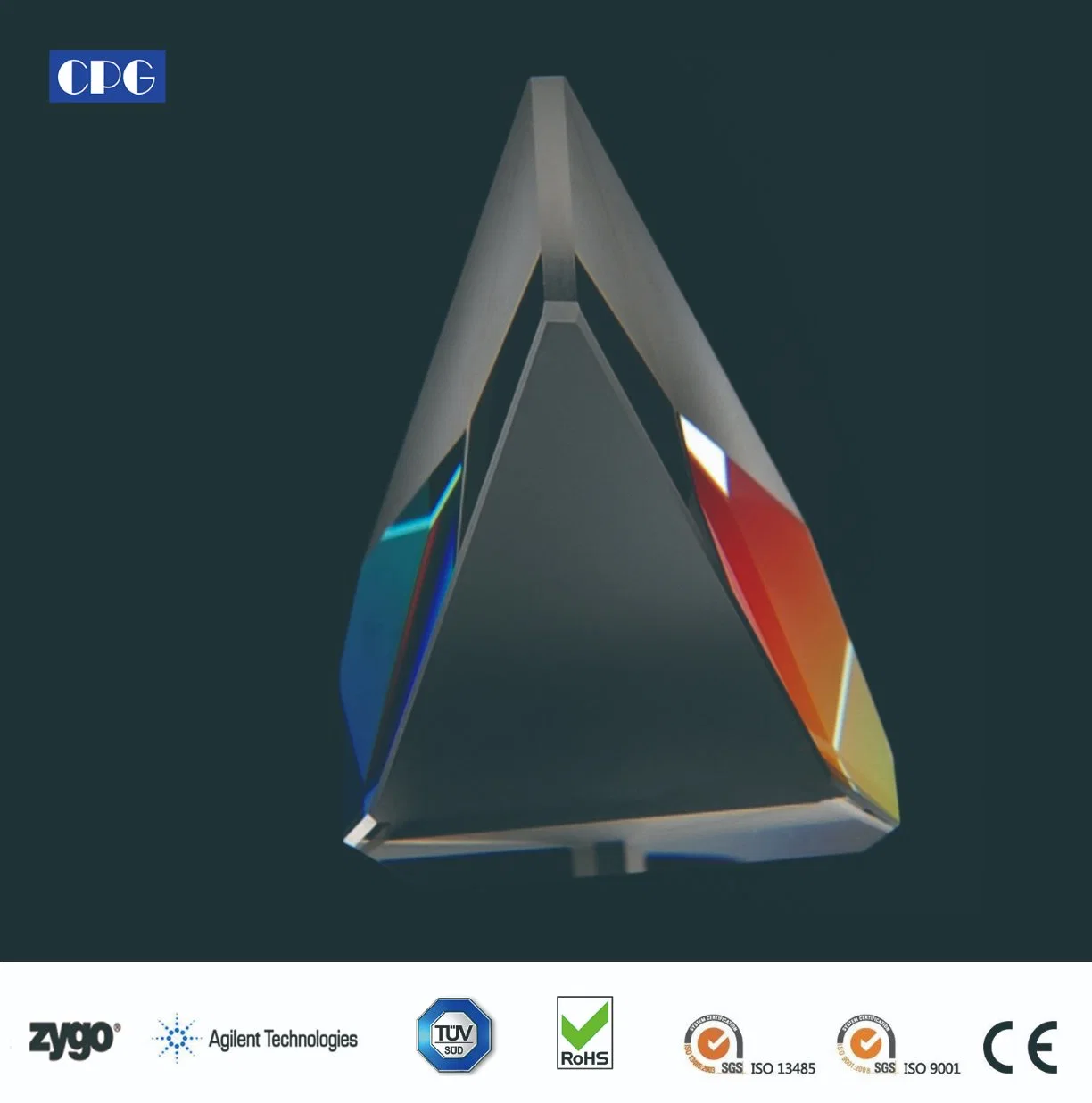 Customized Optical Prisms (Quartz Wallaston prism 12.5*12*17.6mm for Instance)