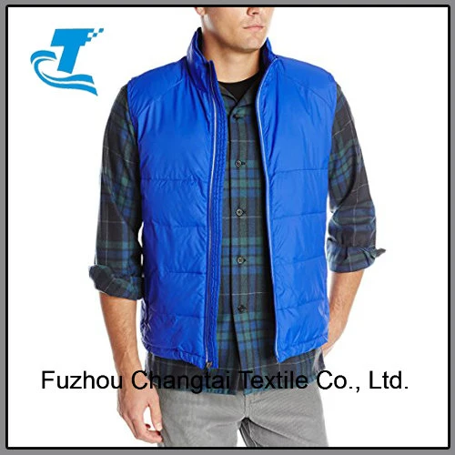 Men&prime; S Soft Light Weight Nylon Vest Jacket