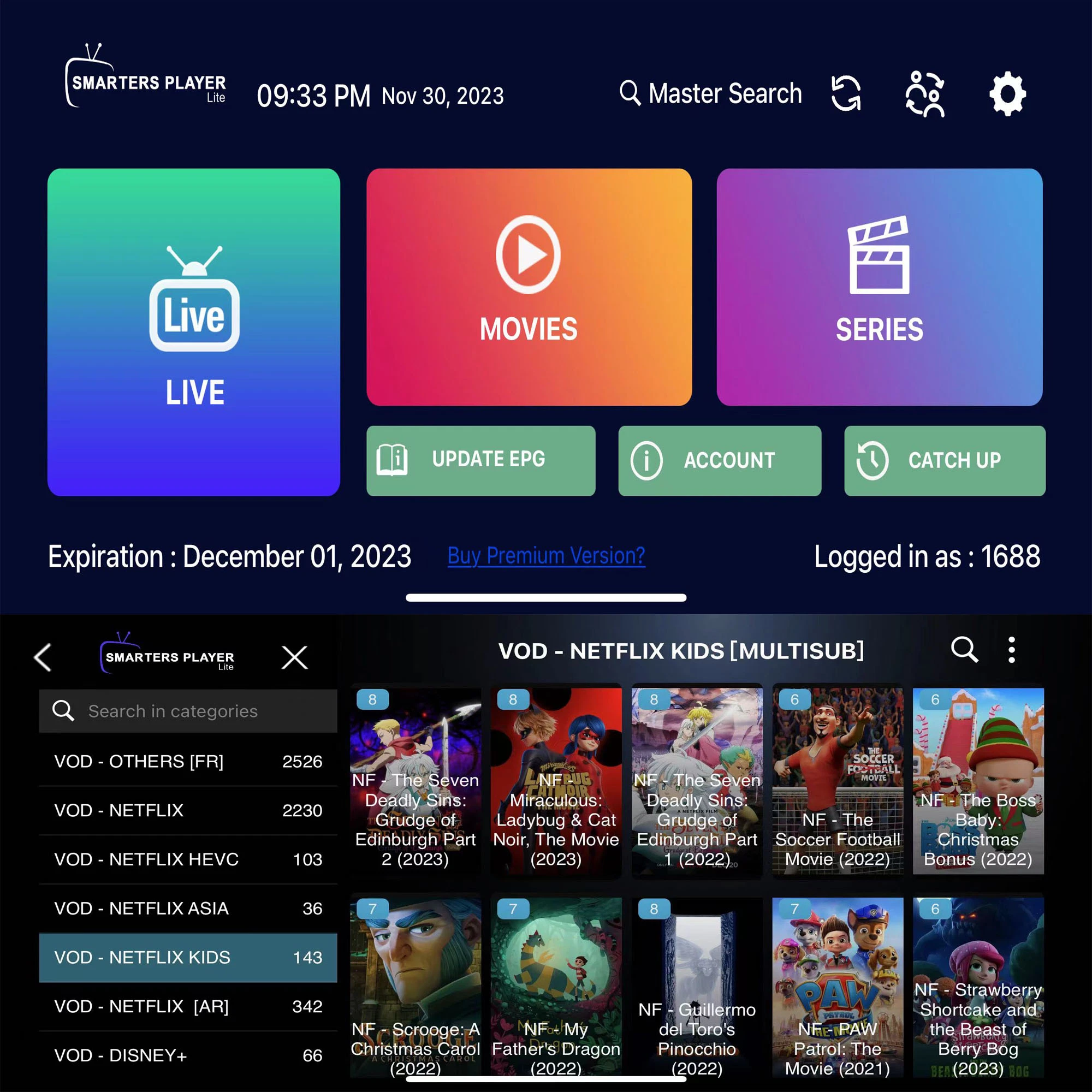 4K IPTV، صندوق Android M3U Sub مع اختبار مجاني XXX