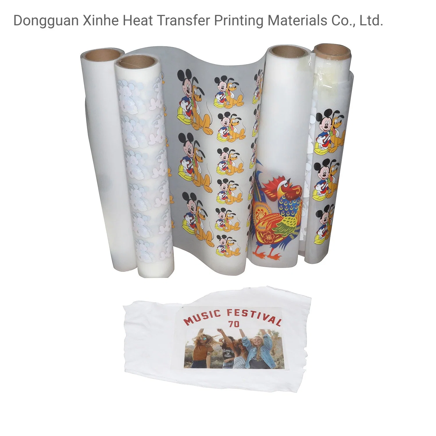 Pet Film for Digital Printing Image Printing Epson Printer Photo Print on T-Shirt Apparel Pet Film Manufacturer