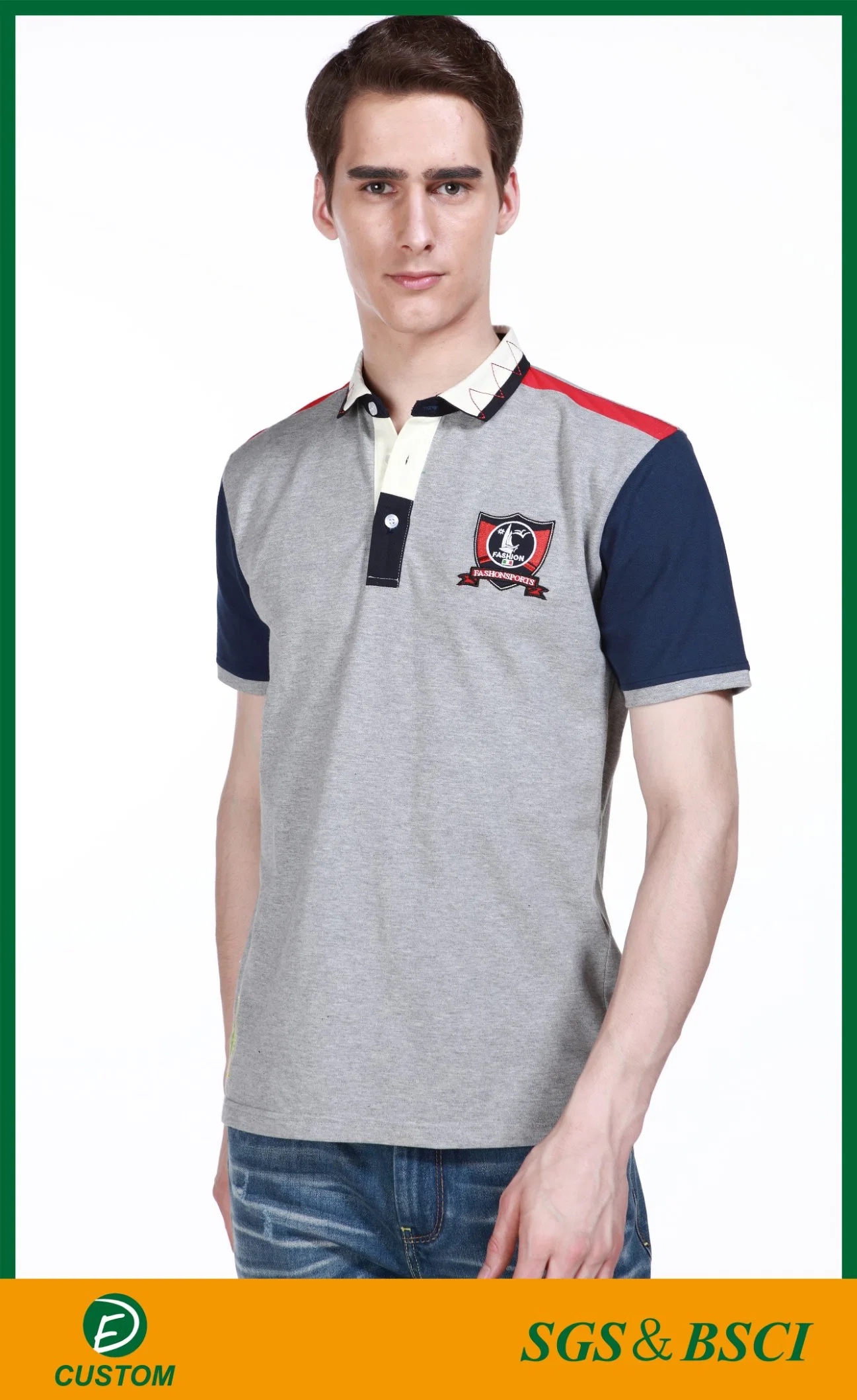 Custom/Customized Clothes/Clothing Blank/Stripe Printing/Printed/Embroidery Apparel/Garment Cotton/Polyester Pique/Jersey Dress Man/Men&prime;s Golf Polo Shirts