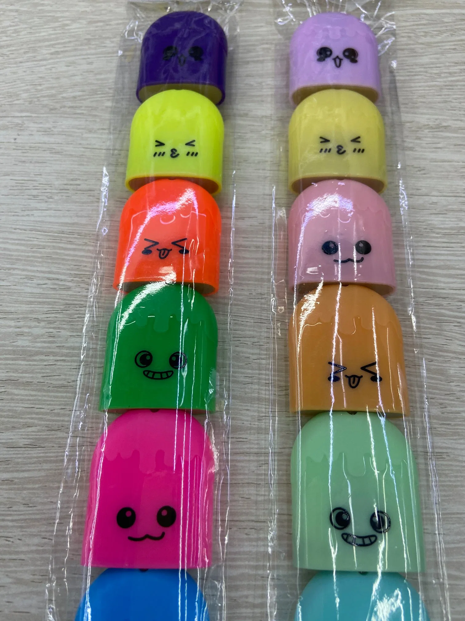 4/6PCS/Set Cute Mini Ice Cream Highlighter Cartoon Painting Pen