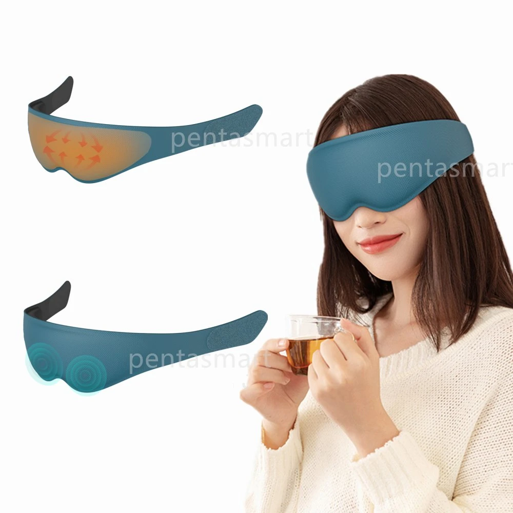 Elektronische Puls Körpermassager Gesundheit Augenmasken Hitzestherapie 3D Design USB-Augenpflege-Massagegerät