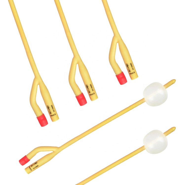 Disposable Latex Foley Catheter with Hard Valve Two Way Urinary Catheter Manufacturer