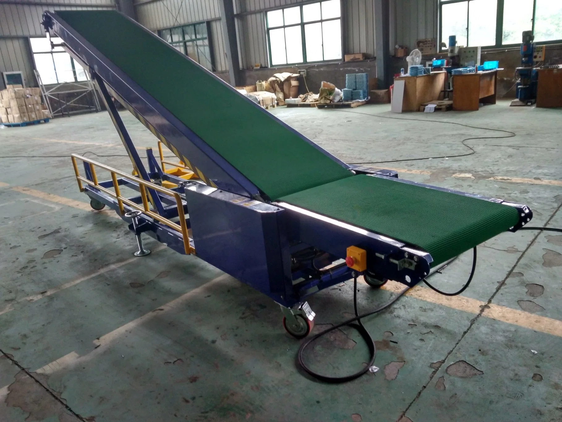 Motorized Loading/Unloading Belt Conveyor&Powered Roller Conveyor System