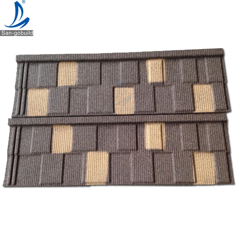 30 Years Lifetime Brown/Black/Red Board Roofing Stone Coated Metal Sheet Roofing Tile Shingle Roofing Tile