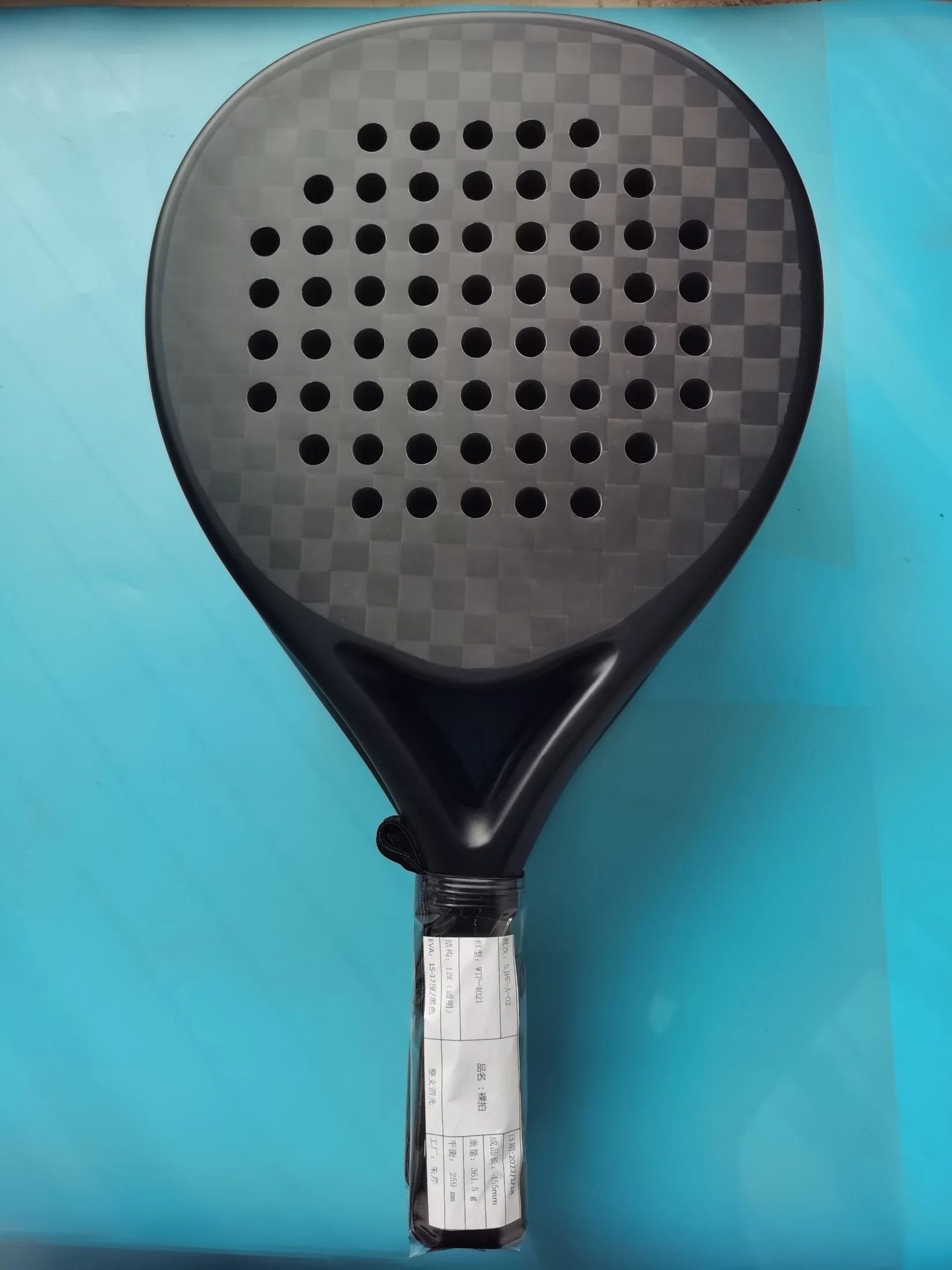 High quality/High cost performance OEM Logo Full Carbon Fiber Beach Padel Raquet Tennis