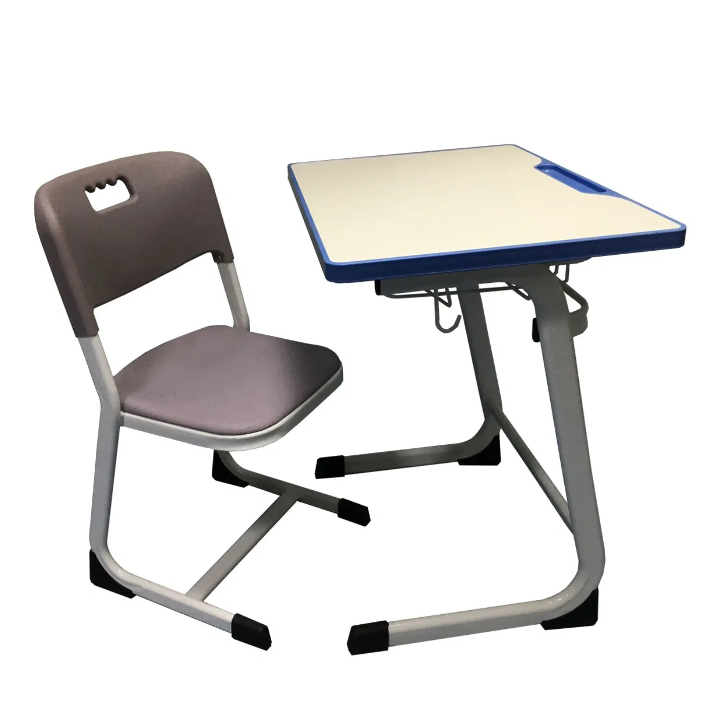 Günstige Schule Student Kunststoff Schreibtisch Tisch und Stuhl Möbel
