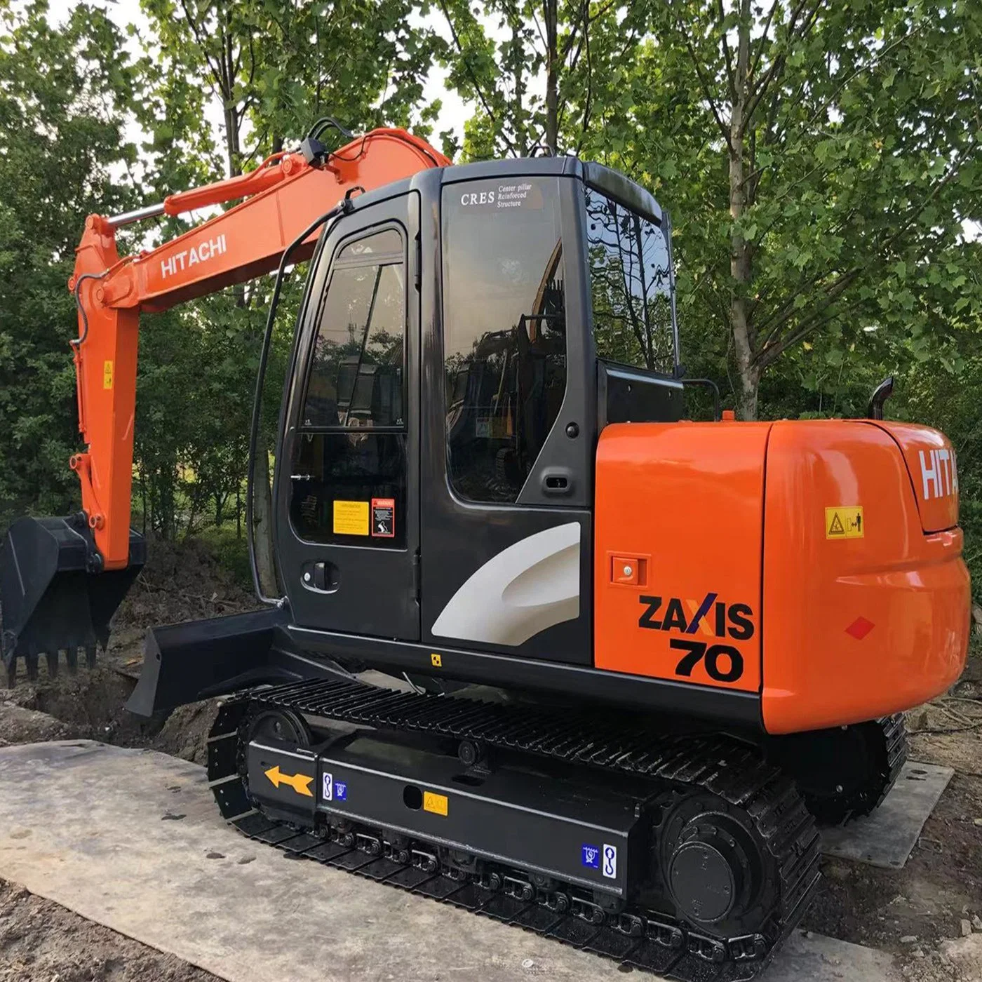 Used Mini Excavator Hitachi Zx70 Construction Machinery with Low Price
