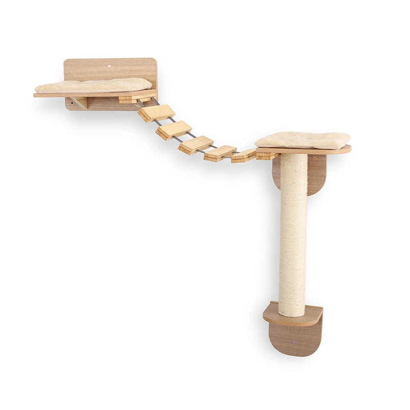 Home luxuoso Cat Climb Track moderno prateleiras montadas na parede Multifunctional Mobiliário Cat