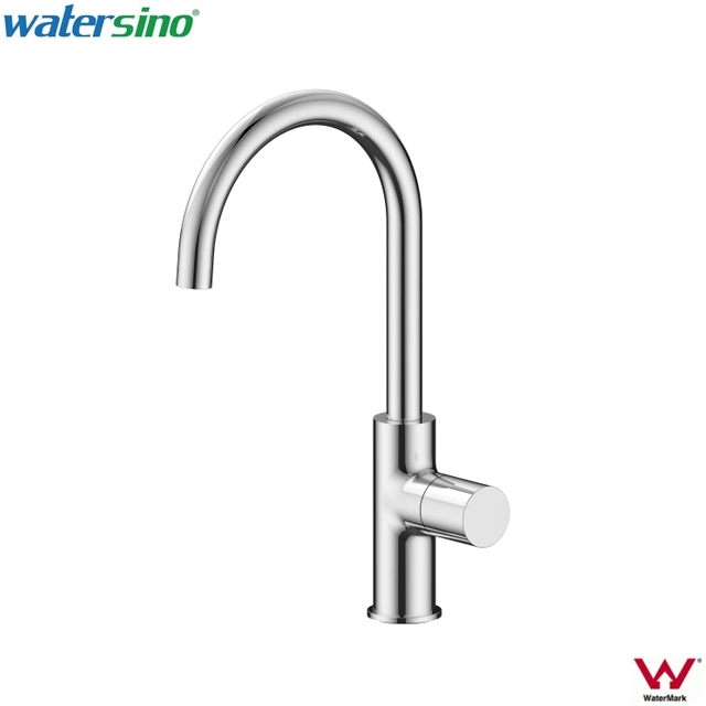 Watermark Sanitary Ware Chrome Brass Circular Kitchen Mixer Tap