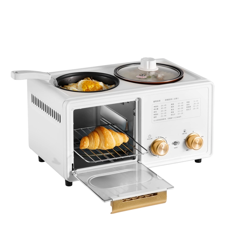 Eletrodomésticos 3 em 1 Máquina de café da manhã para assar pão pequeno-almoço Eléctrico Maker