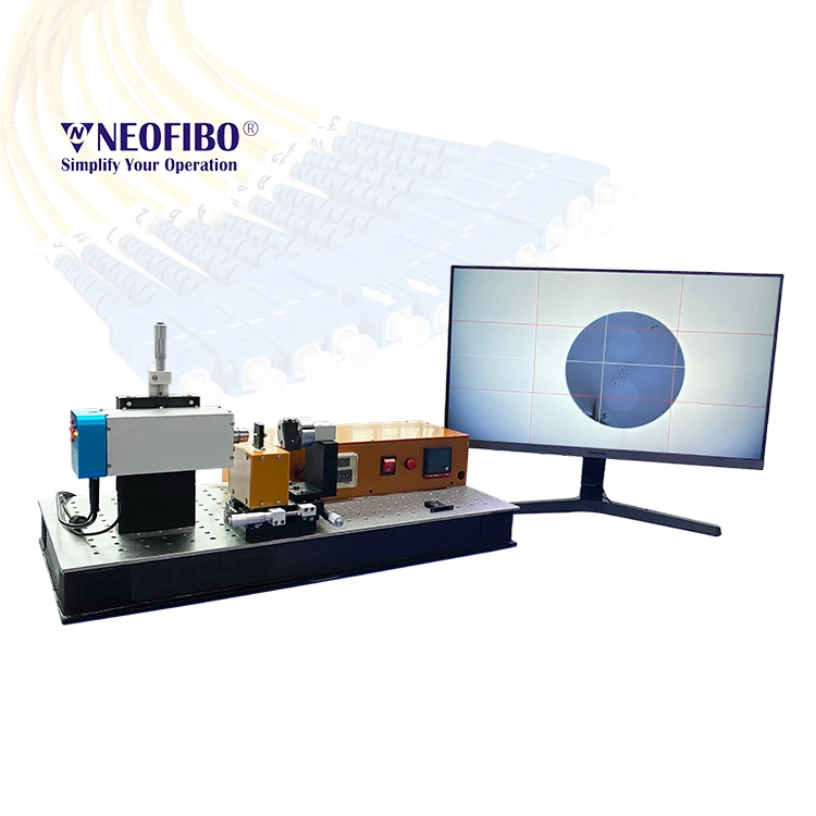 Neofibo PMF-425p Panda dispositivo de fibra óptica de mantenimiento de la polarización de fibra óptica Sistema de alineación