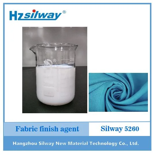 Chemical Agent auxiliaire de textile de finition pour divers tissus Silway 5260