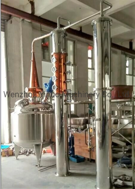 Acero inoxidable Ron alcohol destilación equipos Distiller máquina Pot