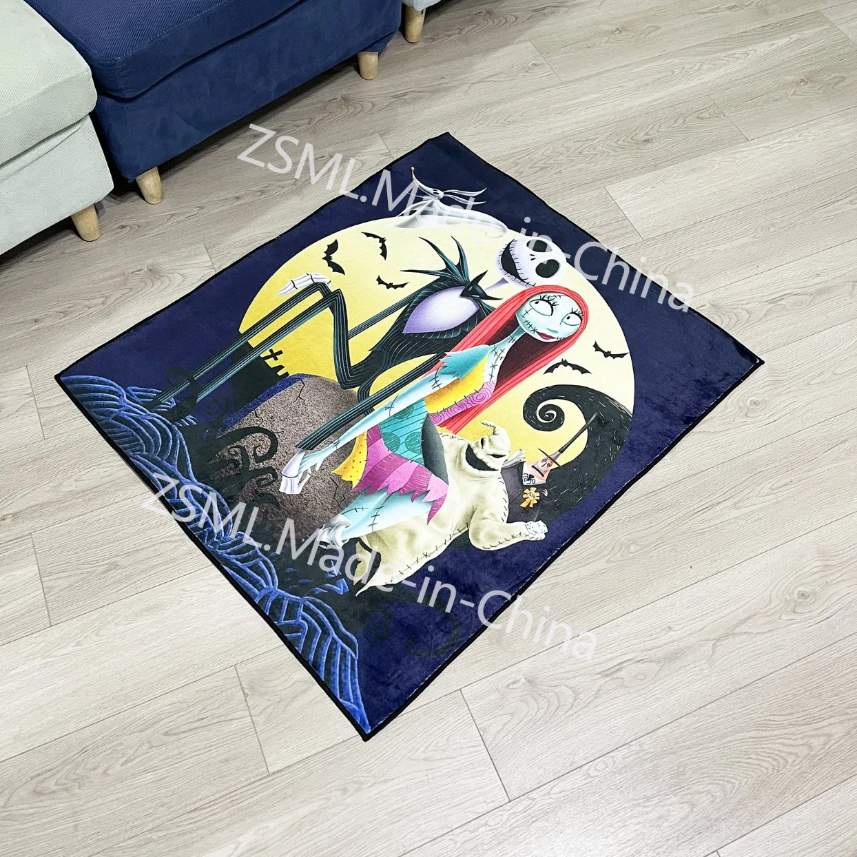 Custom Halloween Irregular Luxury Cartoon Anime Rug Festival Handmade Carpet Area Rug