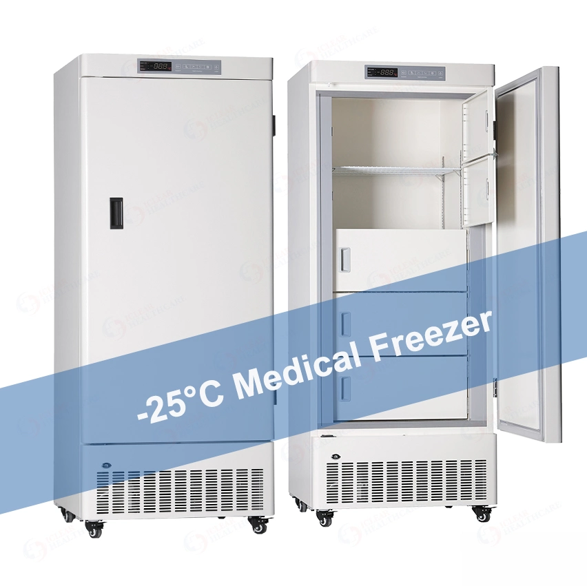 Вертикальная и горизонтальная криогенная холодильная камера Морозильная морозильная камера с 25-градусным медицинским морозильным камерой