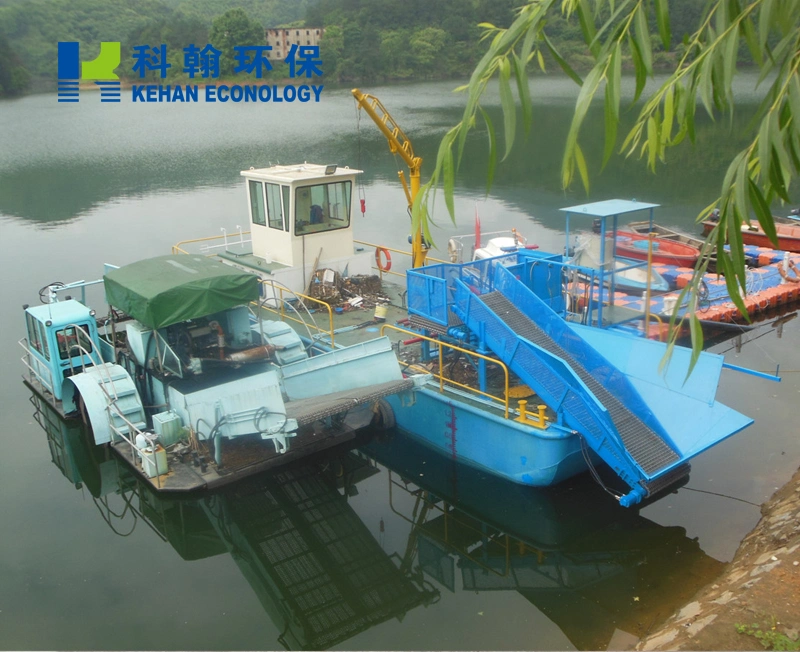 River Cleaning Equipment Water Hyacinth Reed Cutting Ship