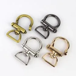 Clasp Snap Hook Handbag Spring Connector Keychain Buckles