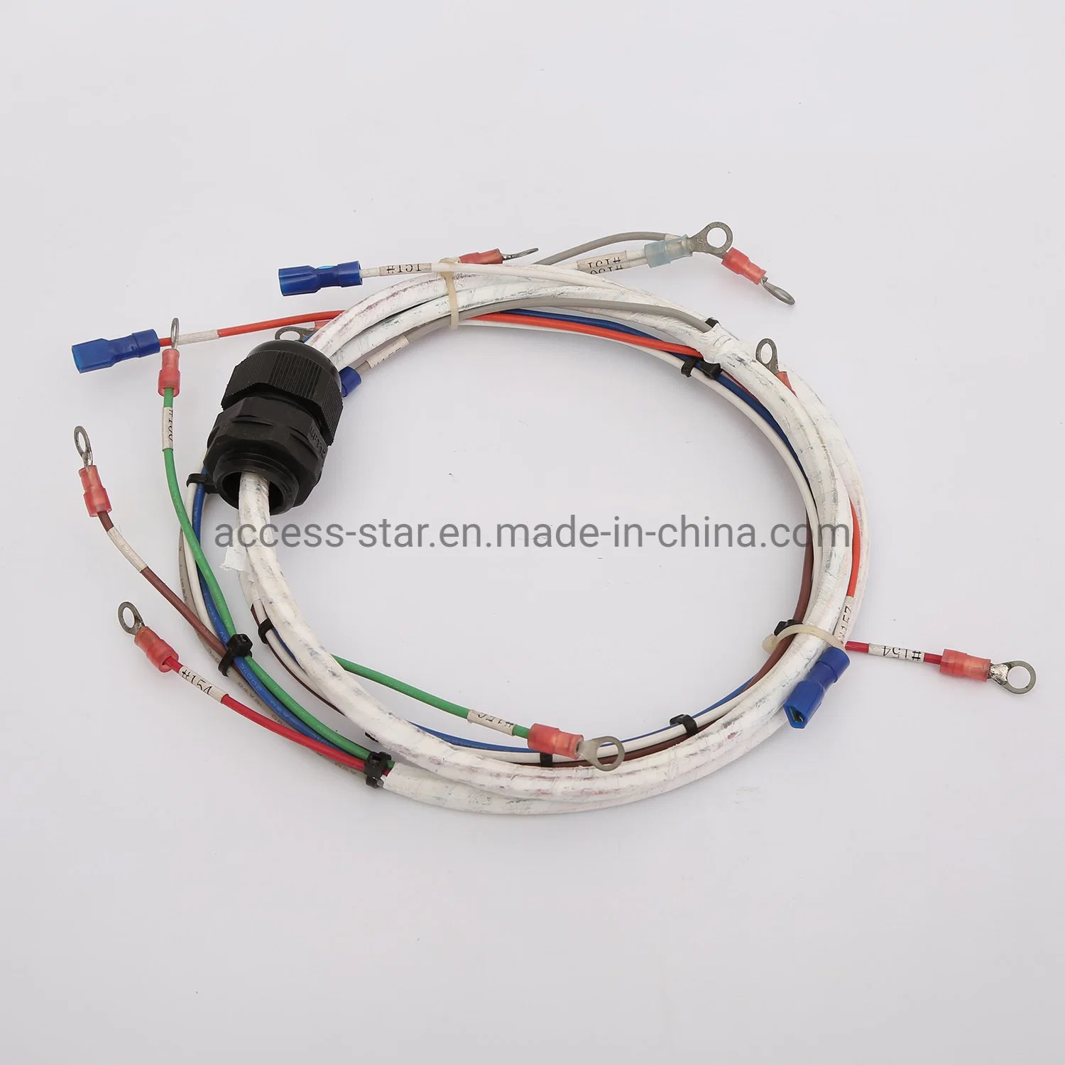 Cable de caucho de cobre chapado en estaño alto con termistores 12 14 Cable de 16 18 20 22 24 26 28 30 AWG Y montaje de cables