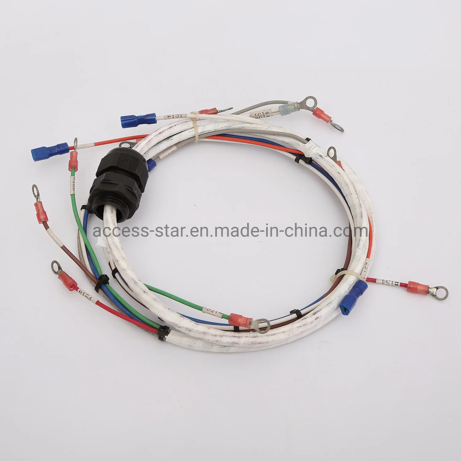 High Tin Plated Copper Rubber Wire with Thermistors 12 14 16 18 20 22 24 26 28 30 AWG Wire and Cable Assembly