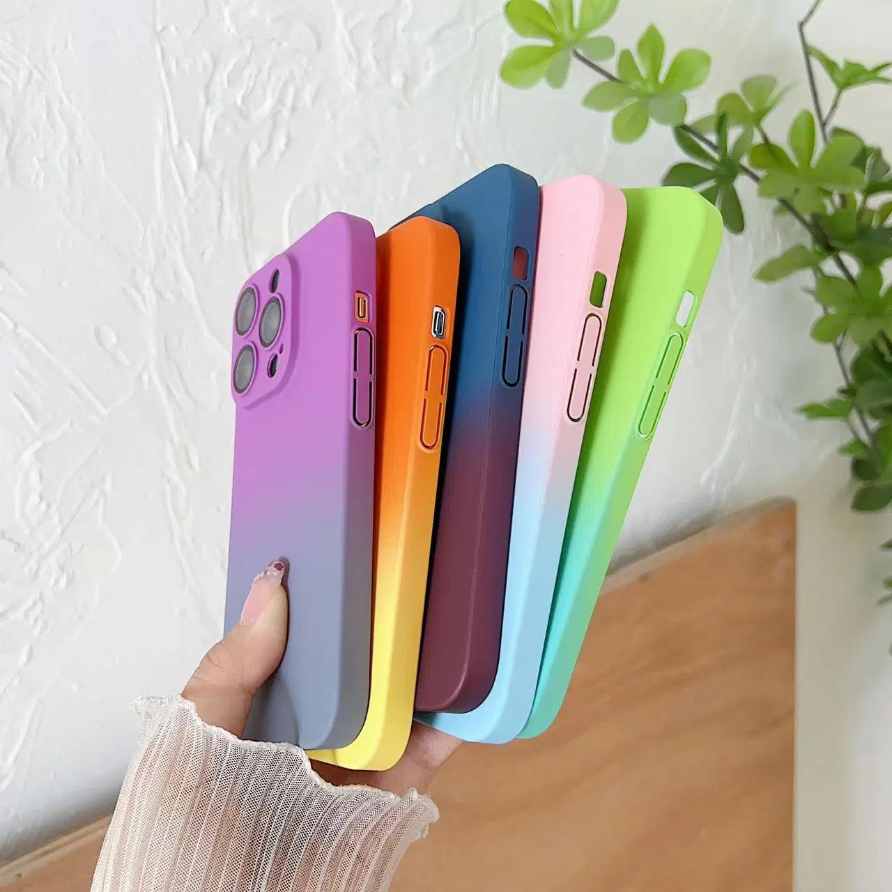 2023 New Phone Case PC Full Cover for iPhone11/ 12/13/14 with Glass Camera Protector