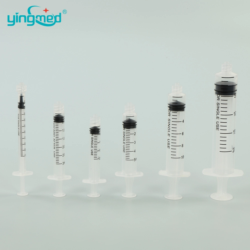 Medical Plastic Disposable Medical 1ml 3ml 5ml 10ml 20ml Syringe 1cc 3cc 5cc 10cc 20cc Syringes with Needle