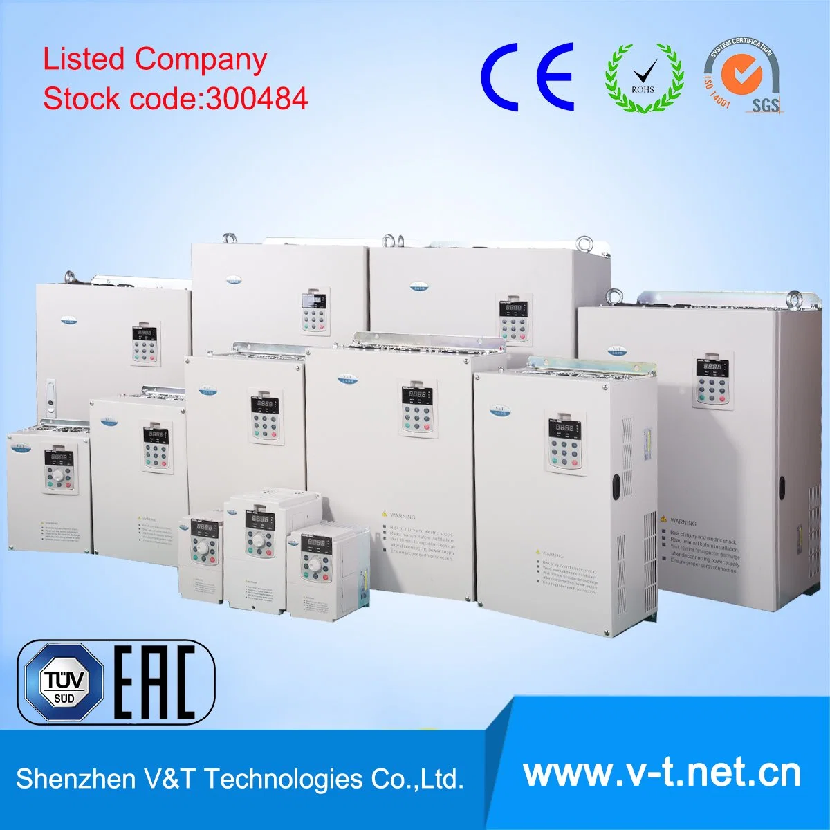 Los convertidores de frecuencia AC Drive Series V&amp;T -China, más amplia gama 0.4kw-3000kw