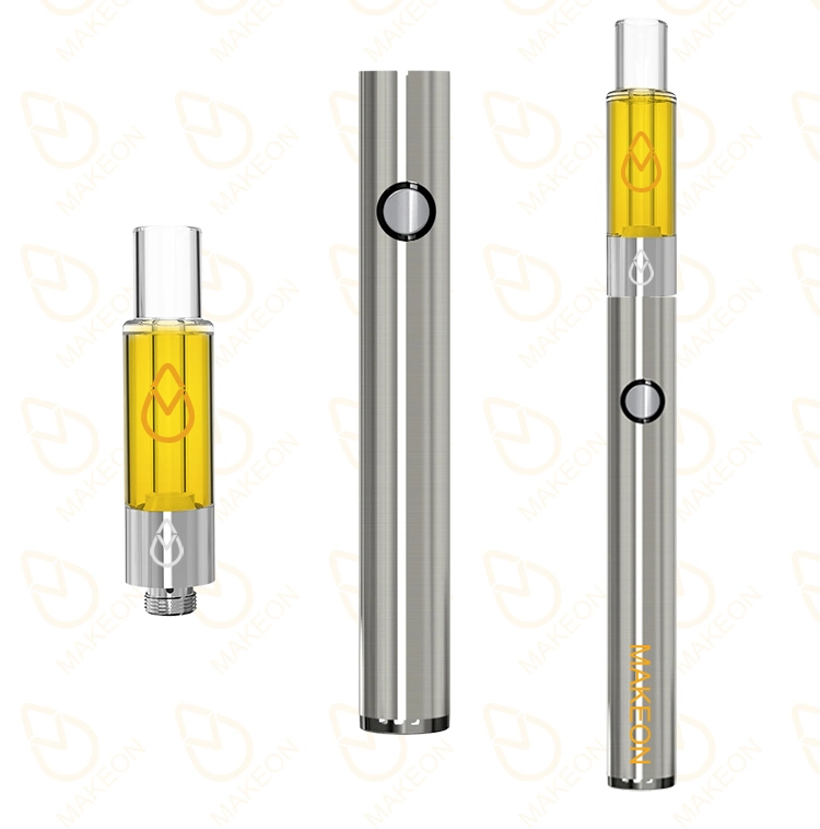 Atomizadores vacíos vaporizador de vidrio lleno 1,0ml cartuchos tanque Pyrex de vidrio VAPE Pen Print Logo Embalaje personalizado boquilla redonda parte inferior del flujo de aire Atomizer Puffin Ruby